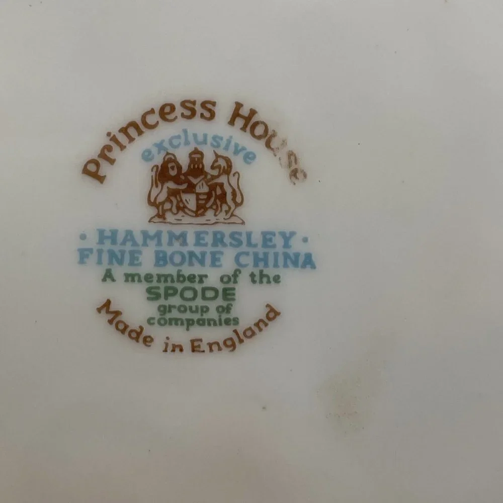 Vintage Rare Princess House Spode Hammersley Child's Farm Animal Dish Set 3 PCS
